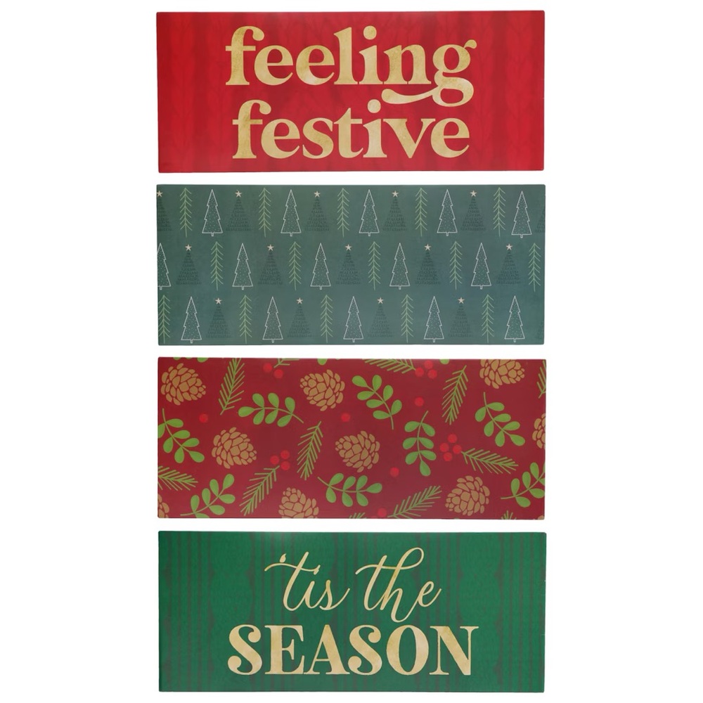 Christmas House 4 Pack Slipper Shoe Gift Boxes NWT